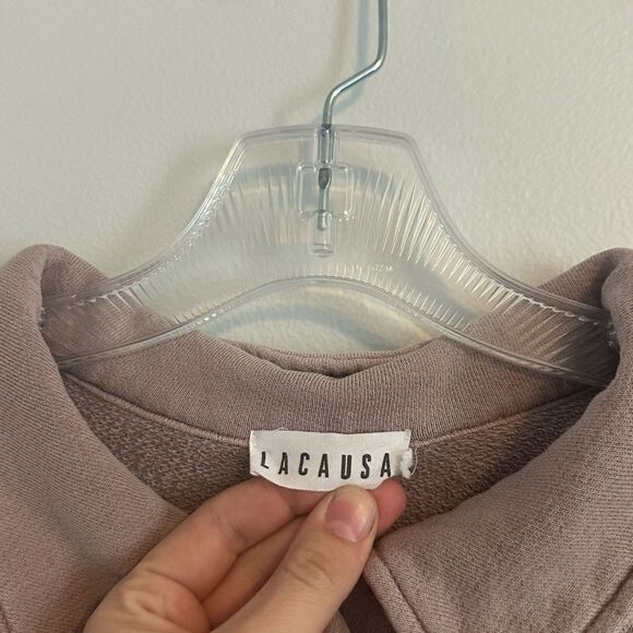 LACAUSA Anthropologie Kismet Jacket Button Down Mushroom - Picture 4 of 6